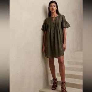 Banana Republic Pintuck Dress